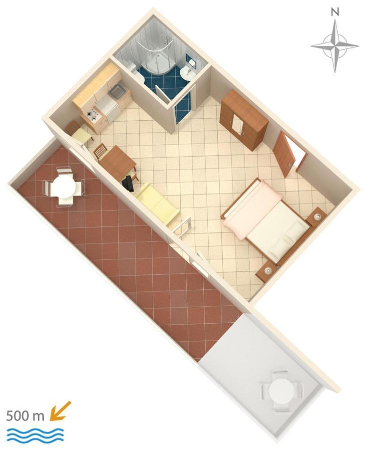 Apartments With A Parking Space Vodice - 6178 Екстер'єр фото